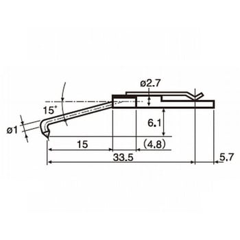 ACCRETECH可互换的粗糙度和形状测量探头（尖端半径 2 &mu;m）（孔底/锥形表面）东京精密DM43813